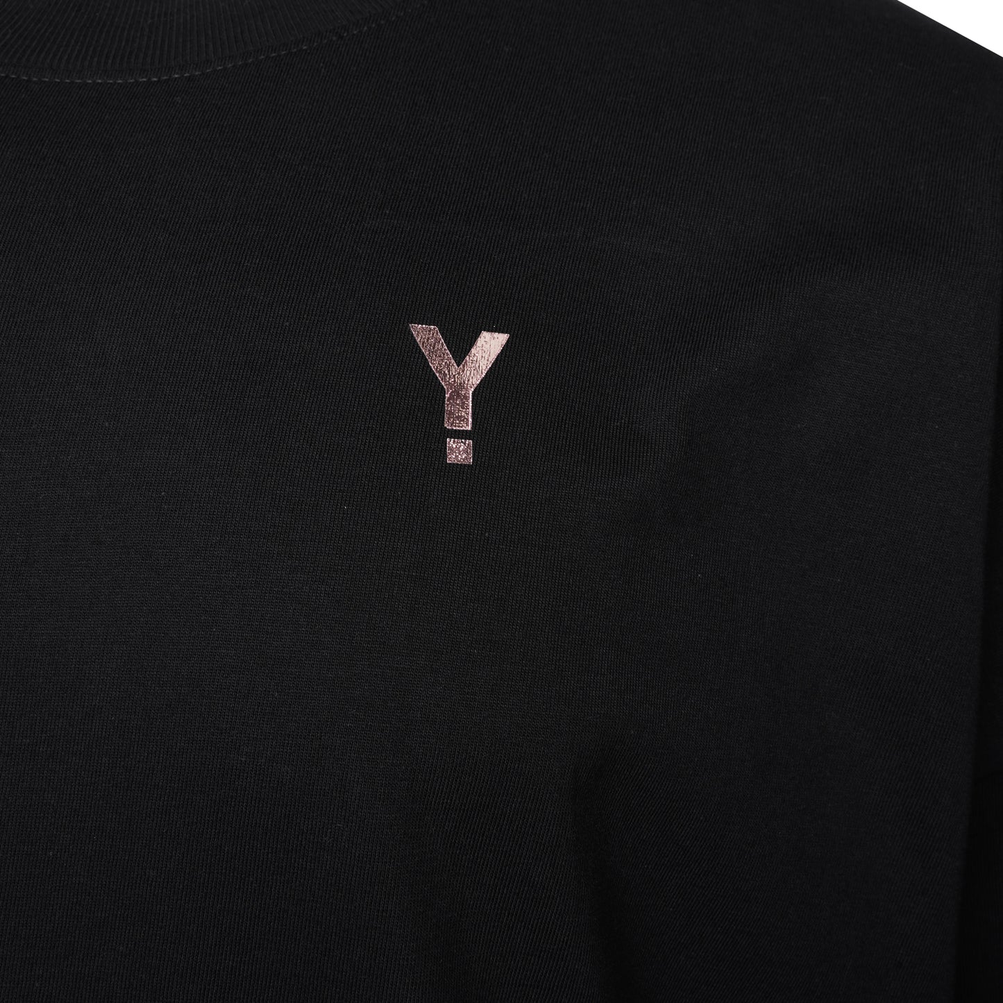 Oversized T-Shirt - Black/Rose Gold - 100% Organic Cotton