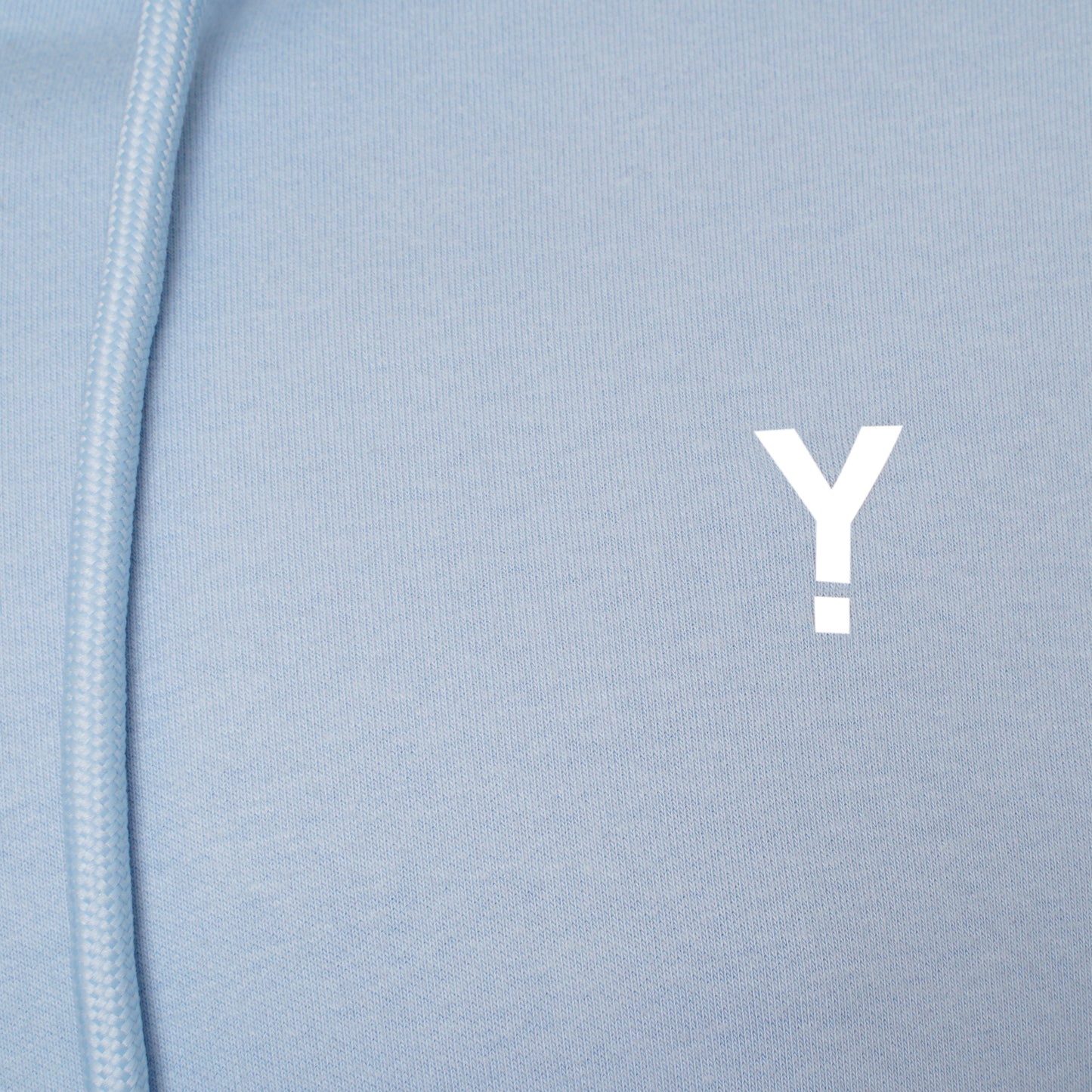 Hooded Sweatshirt - Blue/White - Organic Cotton & Recy Polyester