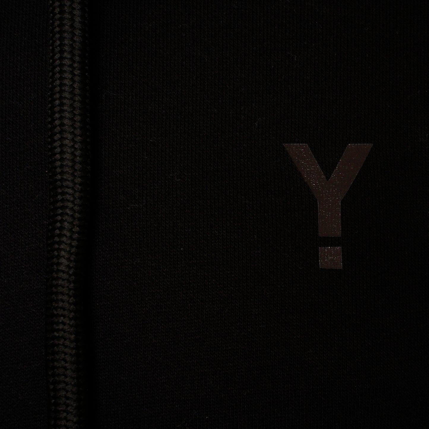 Hooded Sweatshirt - Black/Satin Black - Organic Cotton & Recy Polyester