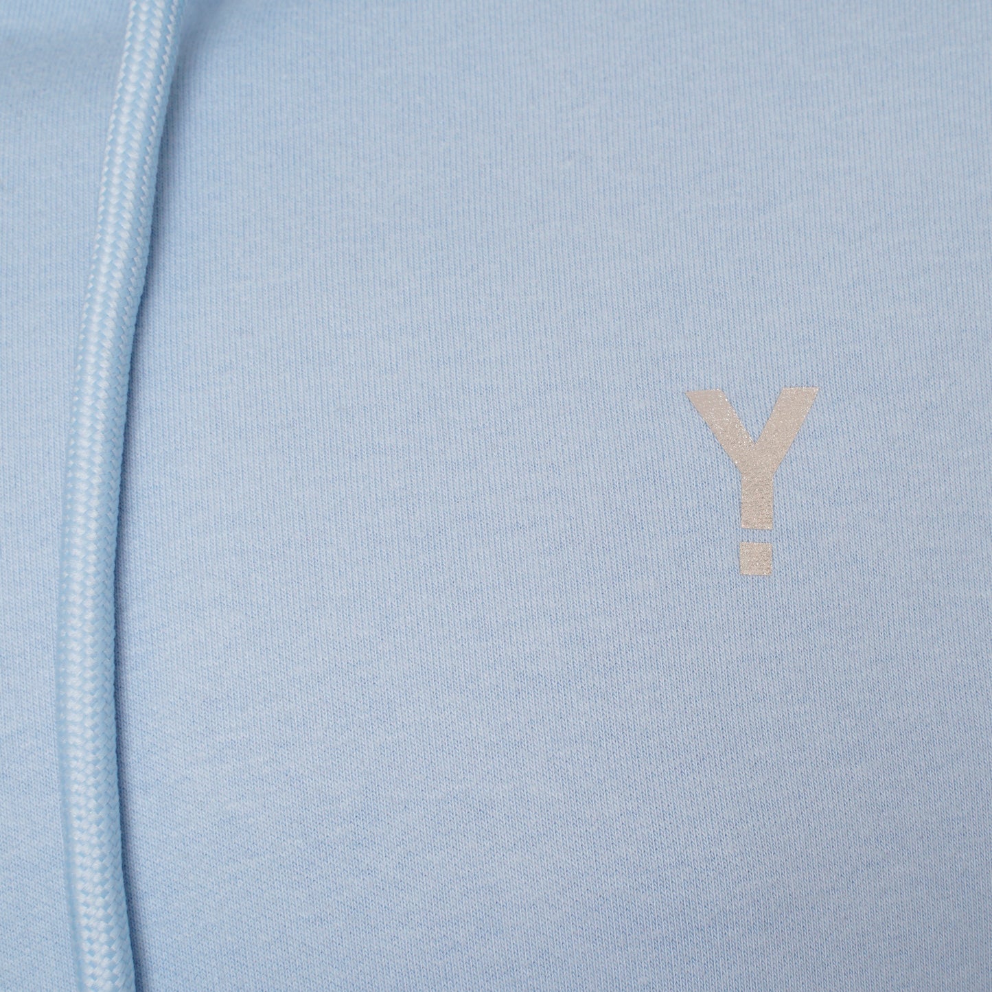 Hooded Sweatshirt - Blue/Silver- Organic Cotton & Recy Polyester