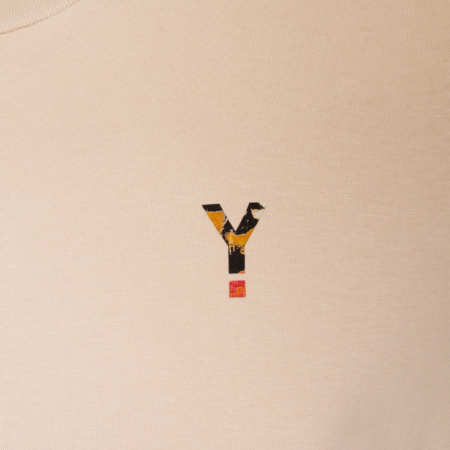 T-Shirt - Sand/Metallic Floral - 100% Organic Cotton