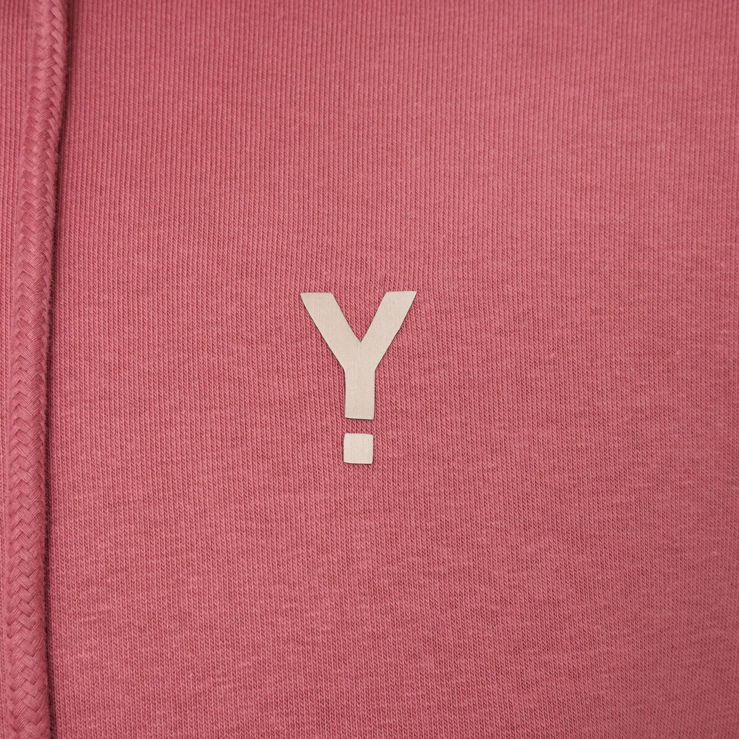 Hooded Sweatshirt Dress- Hibiscus/Brushed Metal  - Organic Cotton & Recycled Polyester