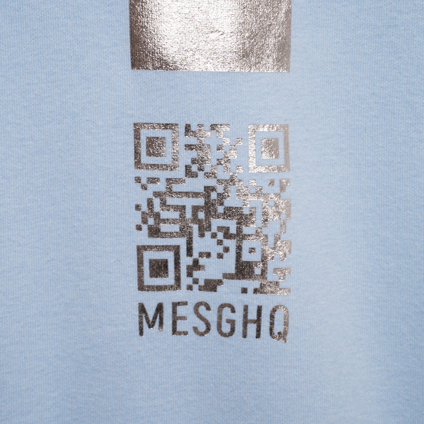 Hooded Sweatshirt - Blue/Silver- Organic Cotton & Recy Polyester
