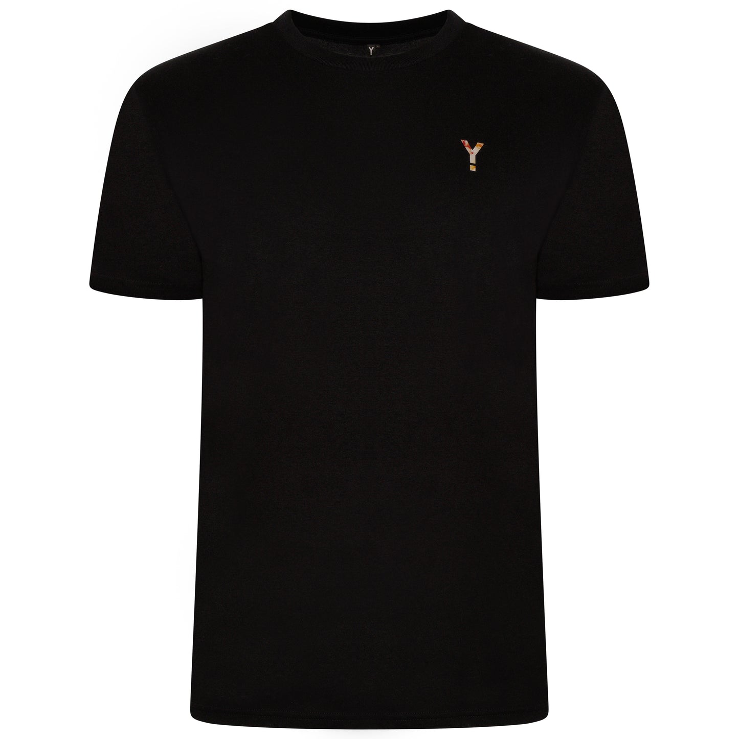 T-Shirt - Black/Metallic Floral - 100% Organic Cotton