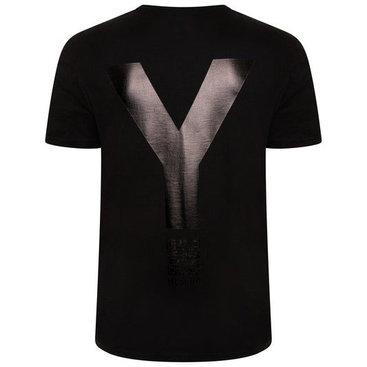 T-Shirt - Black/Satin Black - 100% Organic Cotton