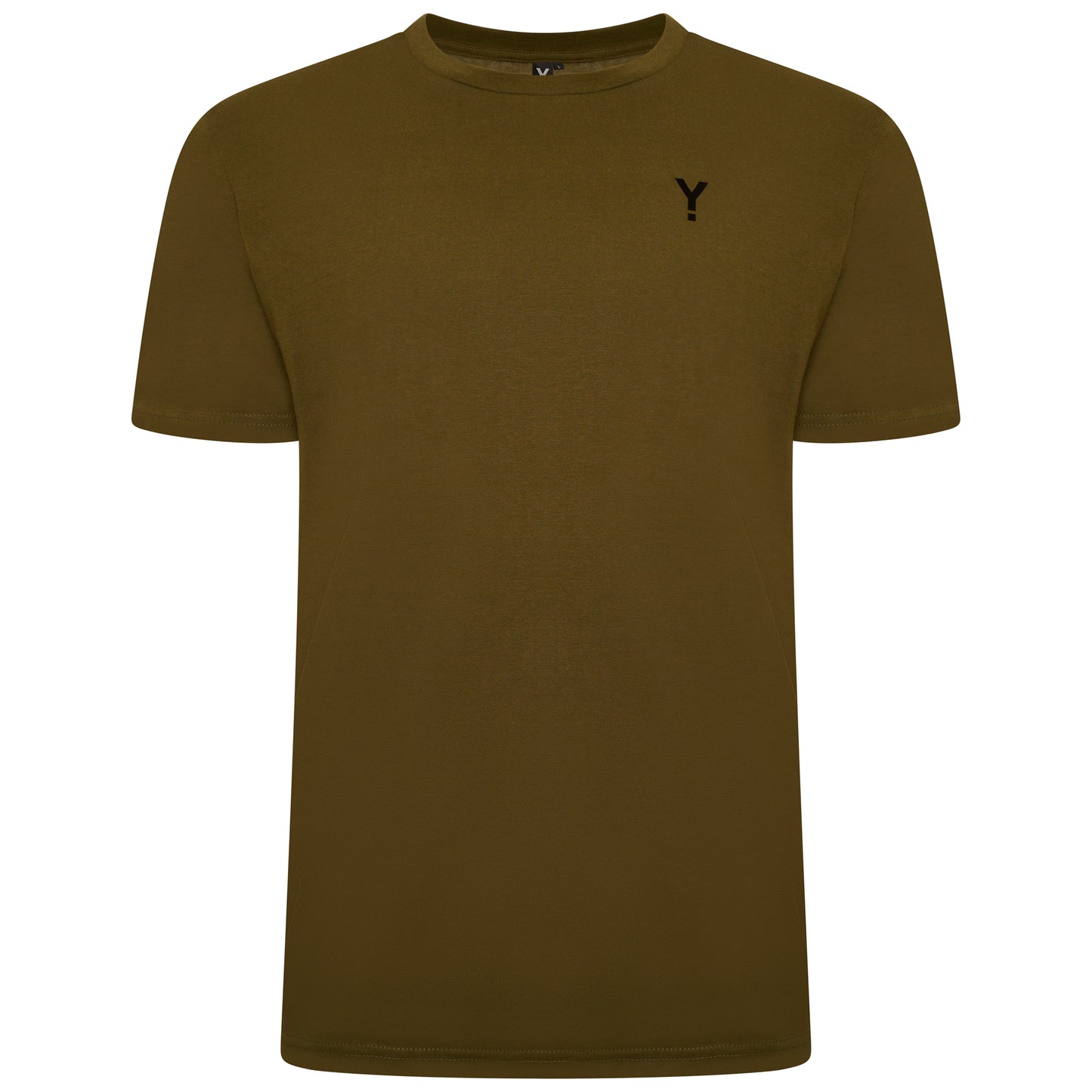 T-Shirt - Khaki Green/Satin Black - 100% Organic Cotton