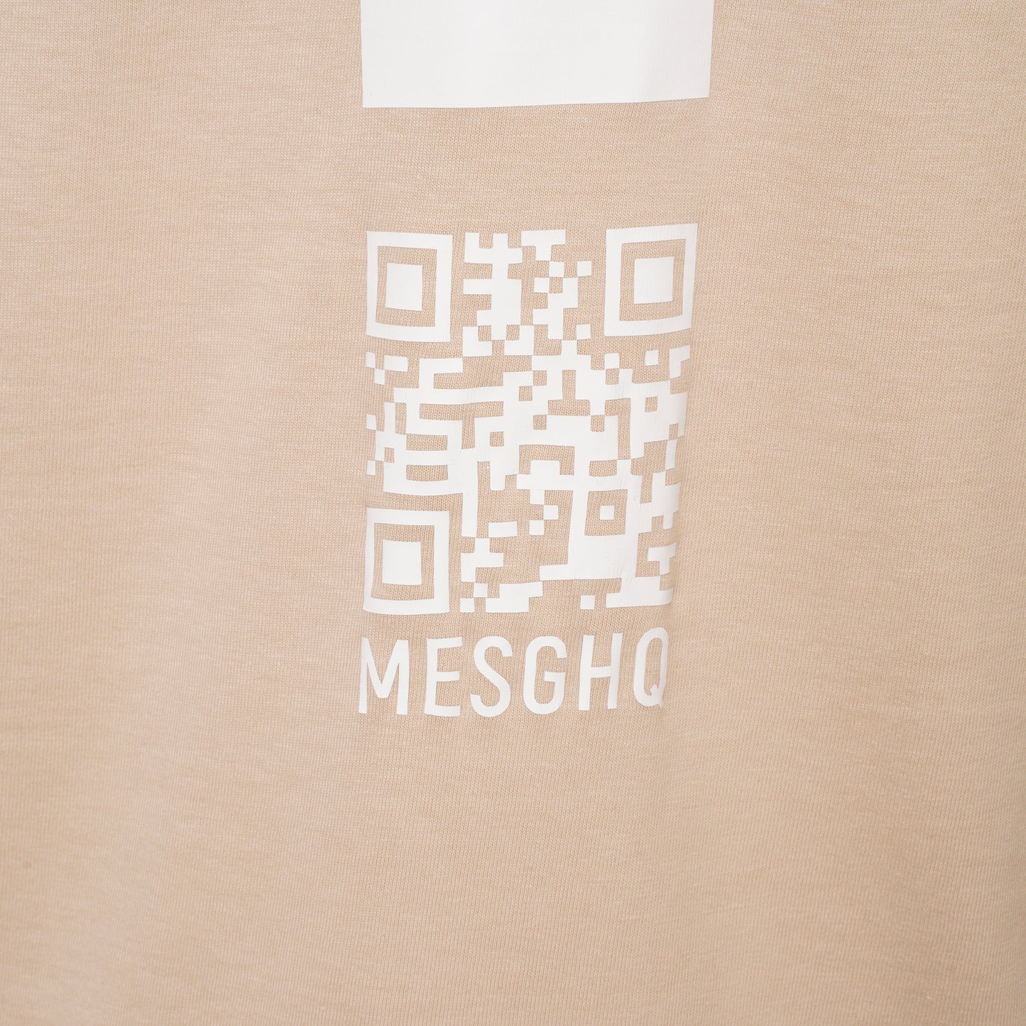 T-Shirt - Sand/White - 100% Organic Cotton