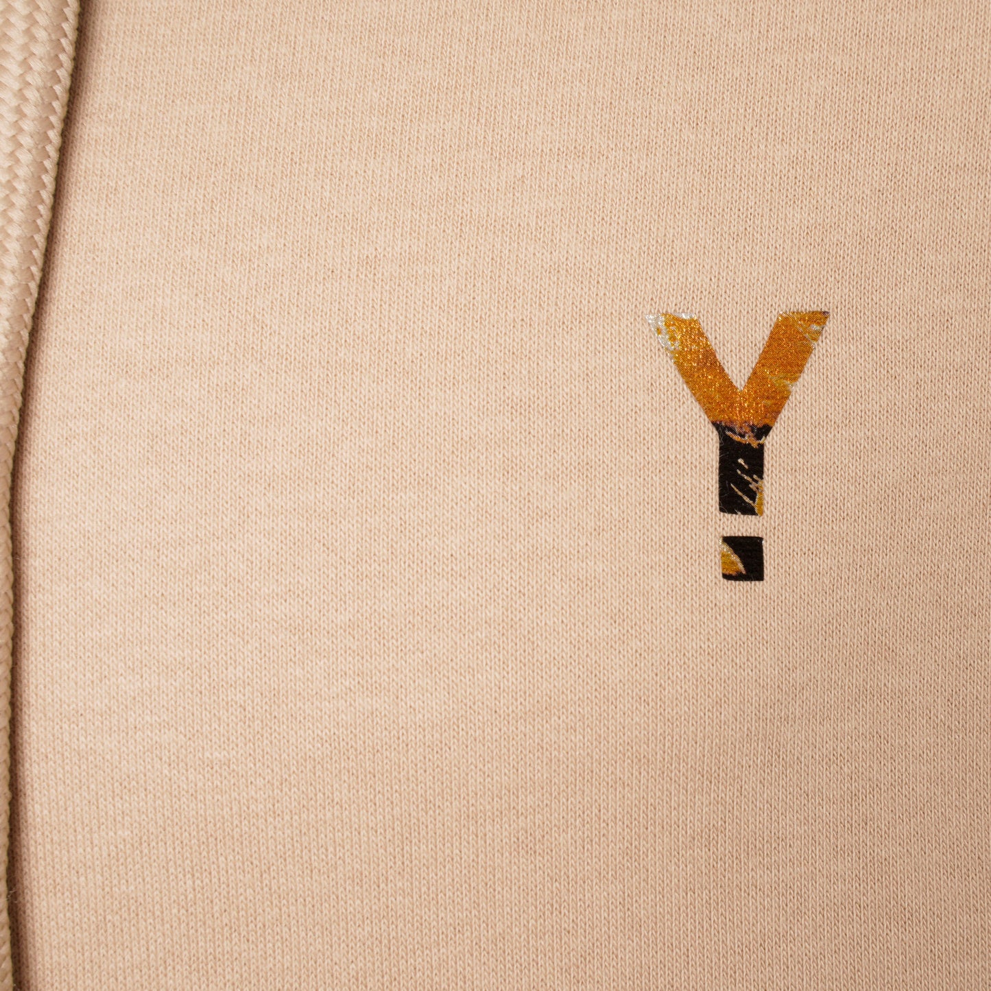 Hooded Sweatshirt - Sand/Metallic Floral - Organic Cotton & Recy Polyester